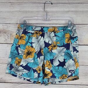 Patagonia Women's Barely Baggies Short Shorts Board Shorts Tropical Beach Medium